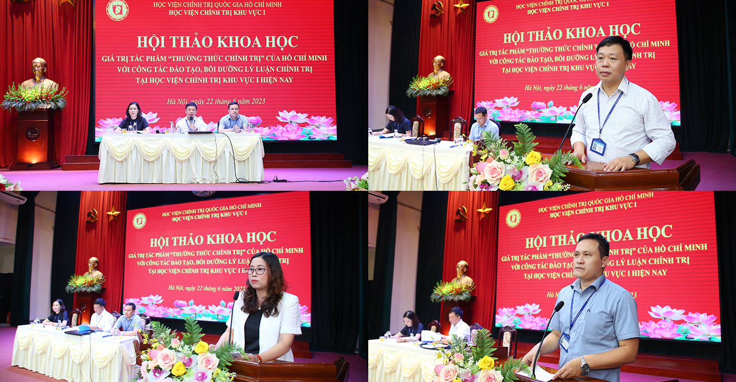 Hội thảo khoa học: Giá trị tác phẩm “Thường thức chính trị” với công tác đào tạo, bồi dưỡng lý luận chính trị tại Học viện Chính trị khu vực I hiện nay